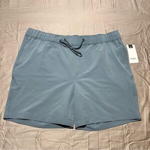 Goodfellow & Co Men’s Tech Jogger Shorts Blue Size L UPF 50+ Quick Dry Stretch